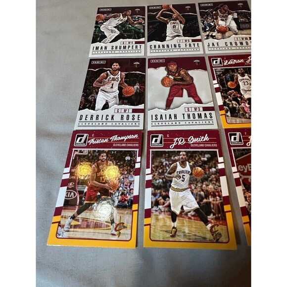 NBA Cleveland Cavaliers Panini Dunk Cards Lot of 10 2017 - Picture 4 of 5